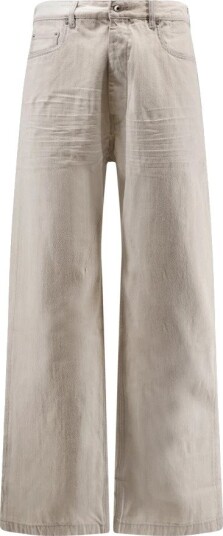 Rick Owens Herre Jeans Beige W36,