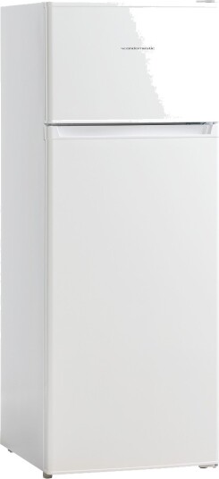 Scandomestic CBF206WE Kombiskap 206L Hvit Toppfryser 143 cm