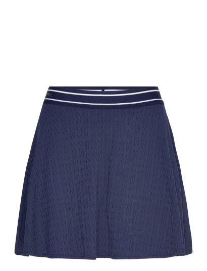 Ralph Lauren Golf Cable Motif A Line Skort Navy XS