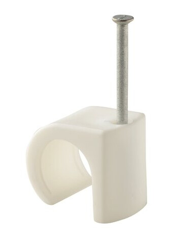 R-Line TC-Klips 6X10 25mm Hvit 100STK