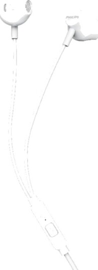 Philips TAUE101 in-ear-hodetelefoner med mikrofon Hvit
