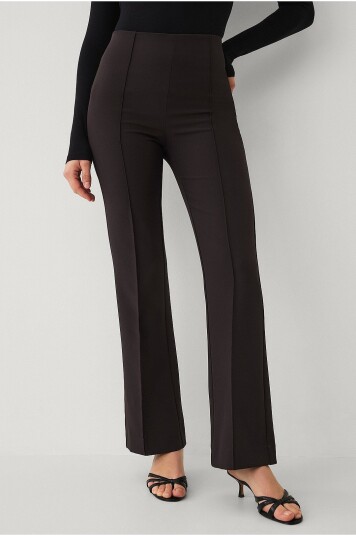 Ellos Collection Tregging med press Brun