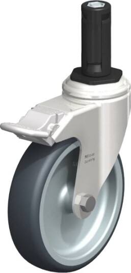 Blickle 853184 Lkrxa-Tpa 126G-11-Fi-Exr13 Styrehjul Med Brems Hjuldiameter 125 Mm Lasteevne Maks. 120 Kg 1 Stk