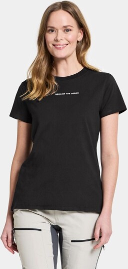 Didriksons Ingarö T Shirt Printed Black