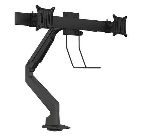 Multibrackets M VESA Gas Lift Arm Single Black w. Duo Crossbar Multibrackets M VESA Gas Lift Arm Single Black w. Duo Crossbar