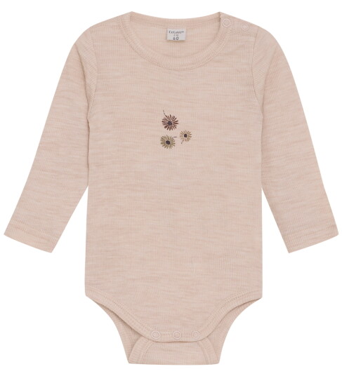 CeLaVi Body I/e Ull Rose Dust m. Trykk CeLaVi 50 Langermet Body Rosa