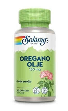 Solaray Oregano olje 150 mg  60 kapsler