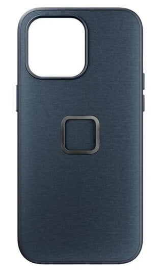 Peak Design iPhone 15 Pro Max Stoffdeksel V2 med SlimLink Brakett - MagSafe Kompatibel - Midnight