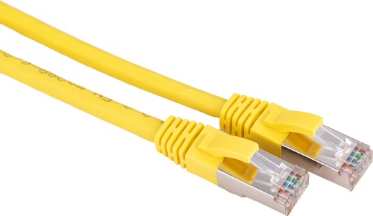 LinkIT Patch S/FTP Cat6a yellow 1.5m