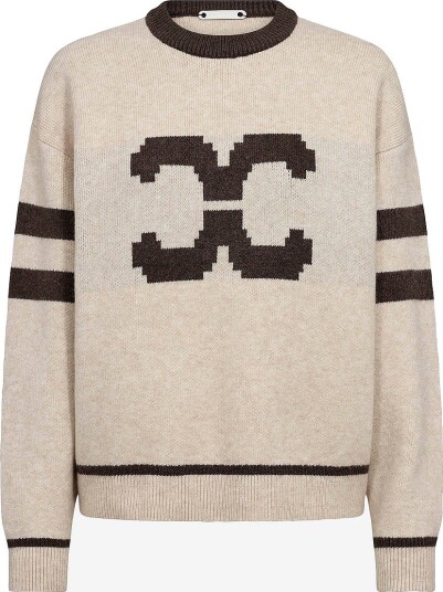 Co" Couture Rowcc Coco Logo Knit   Cream   XL
