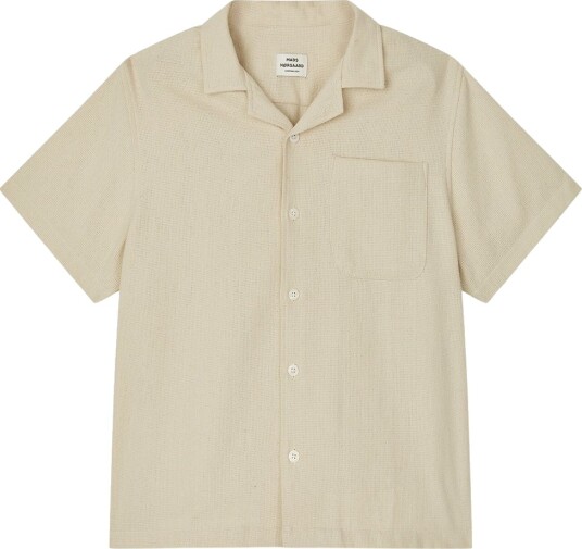 Mads Nørgaard Texture Kenni Shirt Cream 140 Mads Nørgaard Texture Kenni Shirt Cream 140