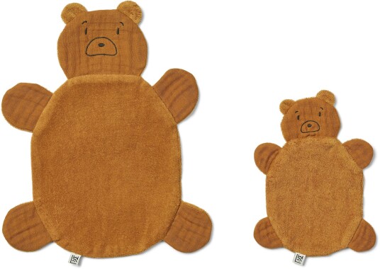 LIEWOOD Janai Koseklut 2-Pack Mr Bear/Golden Caramel LIEWOOD Janai Koseklut 2-Pack Mr Bear/Golden Caramel