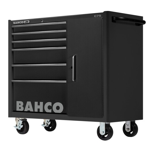 Bahco 1475KXL6CBLACK Verktoyvogn 6 Sk Sort Sideskap Bahco 1475KXL6CBLACK Verktoyvogn 6 Sk Sort Sideskap