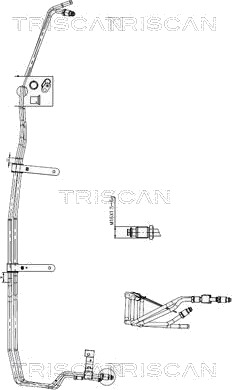 Hydraulikkslange, styring TRISCAN 8516 16039
