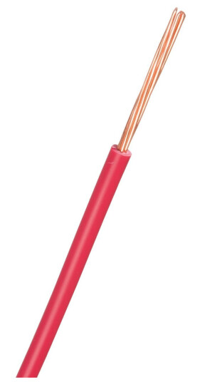 Nexans H07Z1-R 1,5 mm² Installasjonskabel Rød 450/750 V for Fast Installasjon