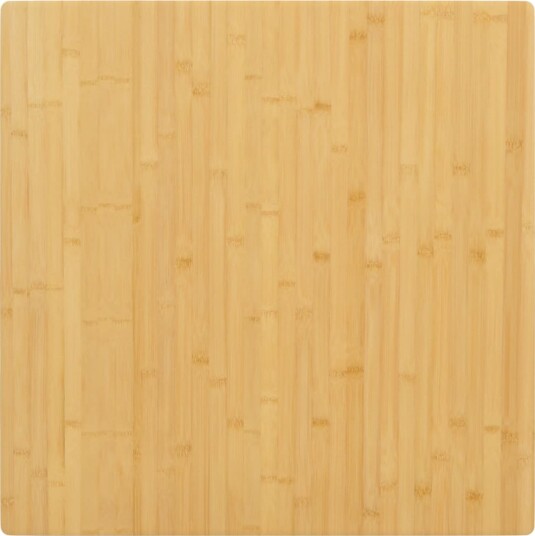 Bordplate 70x70x4 cm bambus