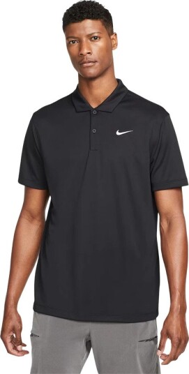 Nike Court Dri FIT Tennis Polo poloskjorte herre Black M