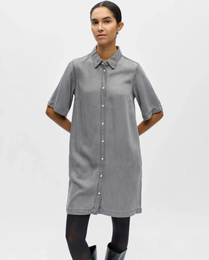 OBJFRAME 2/4 RE DENIM DRESS 1 OBJFRAME 2/4 RE DENIM DRESS 1