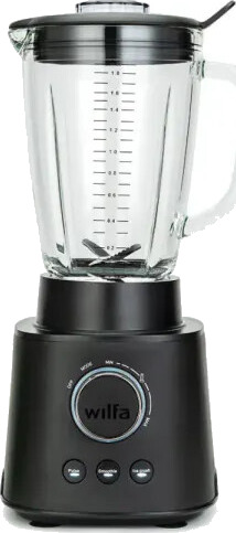 Wilfa RBLP-1800B 1800W Blender med Isknuser og Pulsfunksjon 1,8L Svart Wilfa RBLP-1800B 1800W Blender med Isknuser og Pulsfunksjon 1,8L Svart
