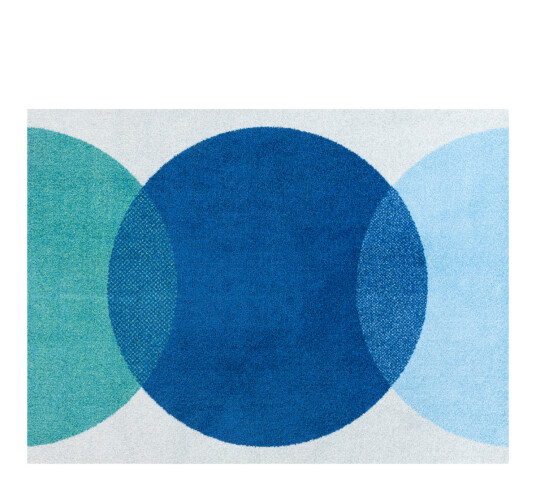 Heymat Spot Blue dørmatte 85x115 cm Heymat Spot Blue dørmatte 85x115 cm