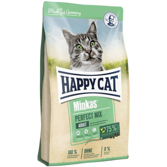 Happy Cat Tørrfôr med Fugl, Fisk og Lam 10 kg - Hud og Pelspleie