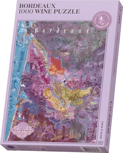 Water and Wines Vinpuslespill Bordeaux 1000 brikker
