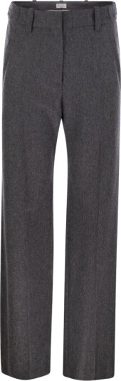 Brunello Cucinelli Dame Bukser Grå M, Brunello Cucinelli Dame Bukser Grå M,