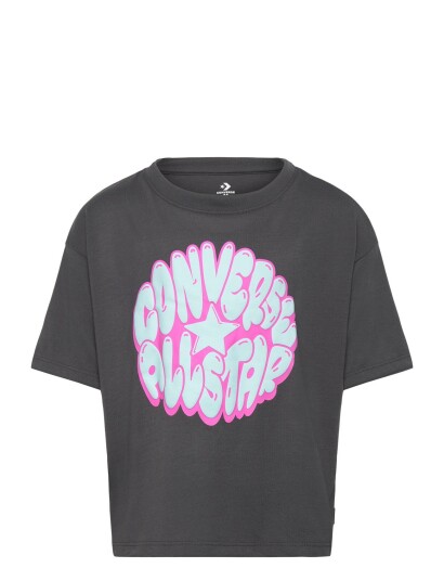 Converse Cnvg Bubble Graphic Boxy Tee Black 140/148