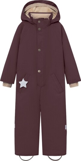 Mini A Ture Vinterdress MatWanni Fleece Fudge Aubergine Mini A Ture 8 år (128) Vinterdress Beige Bordeaux Lilla
