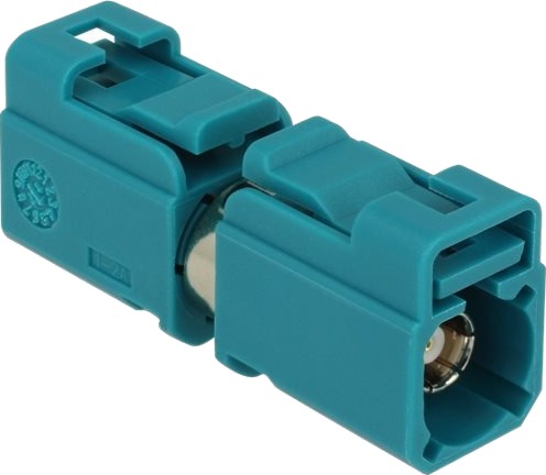 Delock - Antenneadapter - Fakra Z-Kobling (Hunn) Til Fakra Z-Kobling (Hunn) - Ral 5021, Vannblå