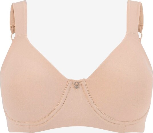Swegmark   Pure Shape Wire Bra Padded Cups   Beige