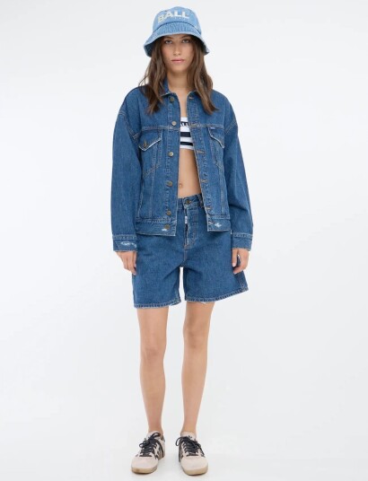 Ball Baserre Classic Denim Jacket Blue L Ball Baserre Classic Denim Jacket Blue L