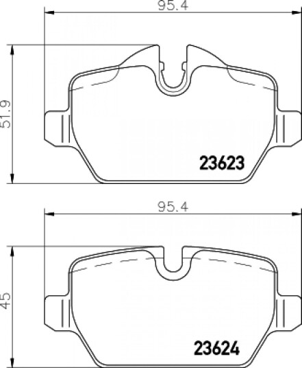Bremseklosser HELLA 8DB 355 011-271