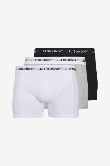 Jack & Jones Boksershorts Jacsoho Solid Trunks 3 Pack Noos Hvit