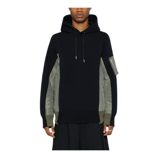 Sacai Herre Gensere & Hettegensere Svart S Sacai Herre Gensere & Hettegensere Svart S