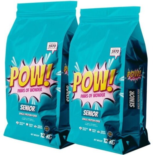 POW! Dog Senior 2x12 kg