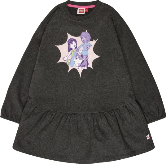 Lego Wear Lwdana 601   Dress.   DARK GREY MELANGE   152