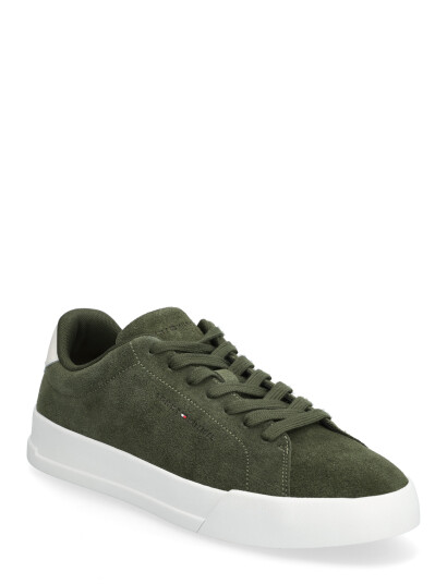 Tommy Hilfiger Th Court Core Suede Khaki green 42 Tommy Hilfiger Th Court Core Suede Khaki green 42