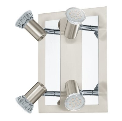 Eglo Rottelo Overflateegnet Gu10 4 Ampuller Led 3000 K Metallisk