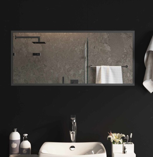 vidaXL LED Badevindu med speil Gjennomsiktig 90 x 40 cm herdet glass vidaXL LED Badevindu med speil Gjennomsiktig 90 x 40 cm herdet glass