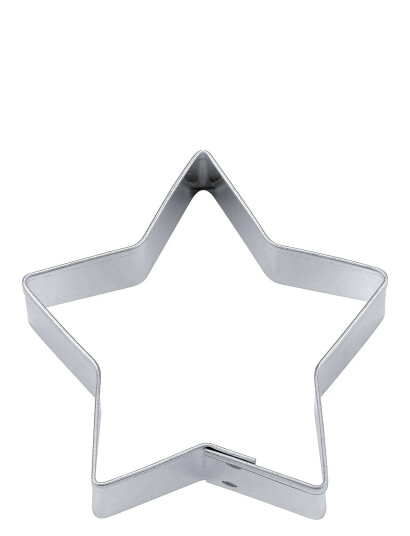 Städter Kageform Stjerne Femtakket 6 Cm - Silver - L6CM Städter Kageform Stjerne Femtakket 6 Cm - Silver - L6CM