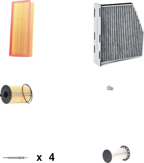 Servicepakke RIDEX 4682P4128
