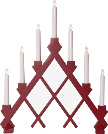 Jotex Lysestake Rut Rød 2231825020 Jotex Lysestake Rut Rød 2231825020