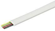 MicroConnect Telephone Cable 4C 100m White