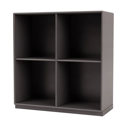 Montana SHOW hylle 69,6 x 69,6 cm, sokkel 3 cm 35 Coffee