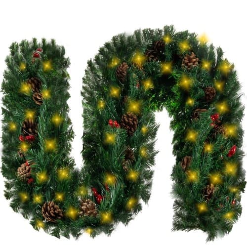 Juletrekrans 2,7m med Ruhhy 22322 LED lys Juletrekrans 2,7m med Ruhhy 22322 LED lys
