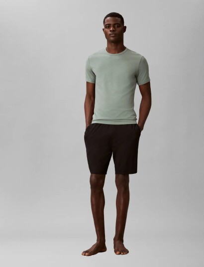 Calvin Klein S/S Crew Neck 3Pk Green M Calvin Klein S/S Crew Neck 3Pk Green M
