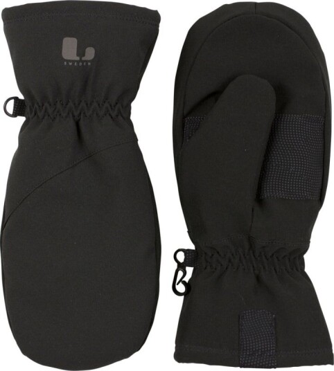 Lindberg Kids' Mitten Windstopper 3/4-6 Years, Black