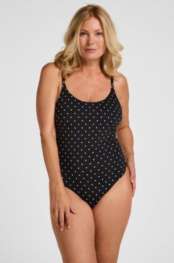 Hunkemöller Prikkete Badedrakt Luxe Svart