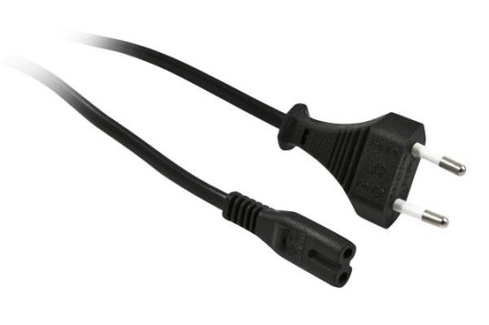 Synergy Strømkabel Euro C7 1,8m Svart